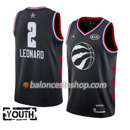 Camiseta Niños NBA Toronto Raptors Kawhi Leonard 2 2019 All-Star Jordan Brand Negro Swingman Camiseta Niños NBA Toronto Raptors Kawhi Leonard 2 2019 All-Star Jordan Brand Negro Swingman